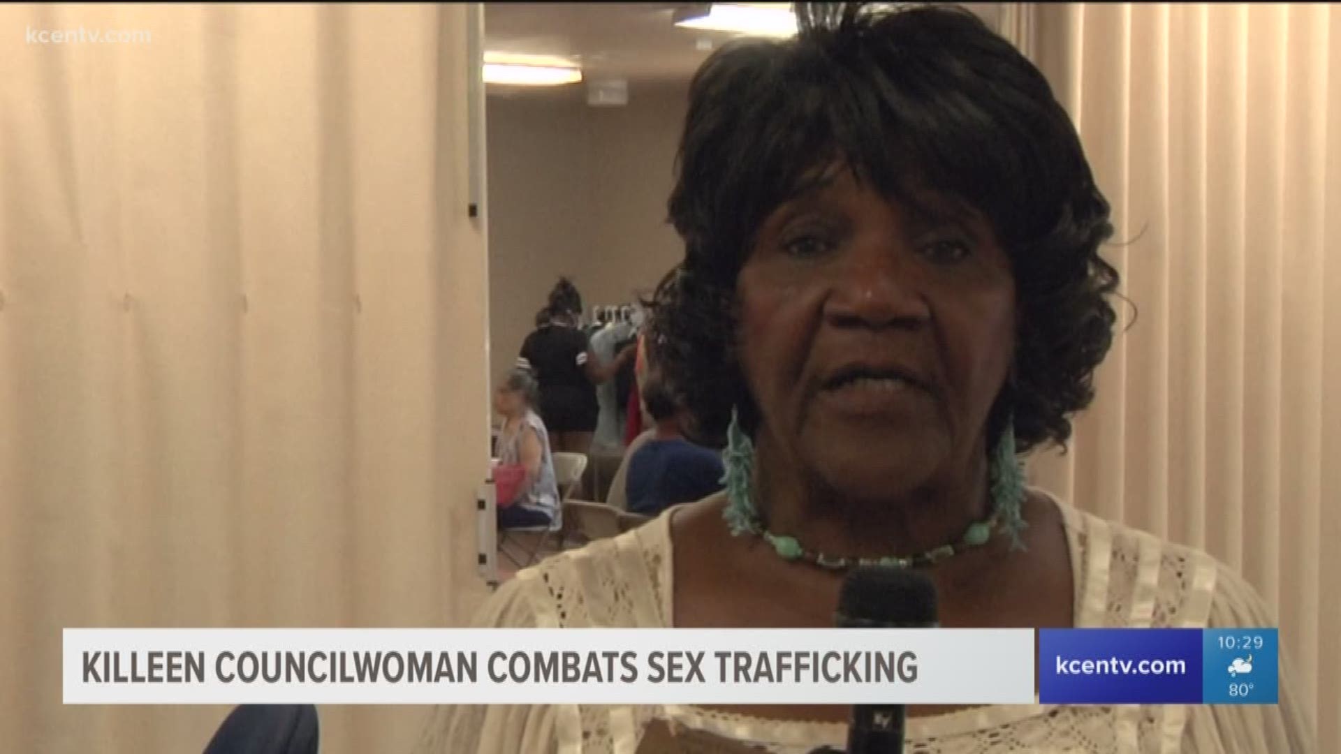 A Killeen City Councilwoman is working around the clock to combat human and sex trafficking. 
