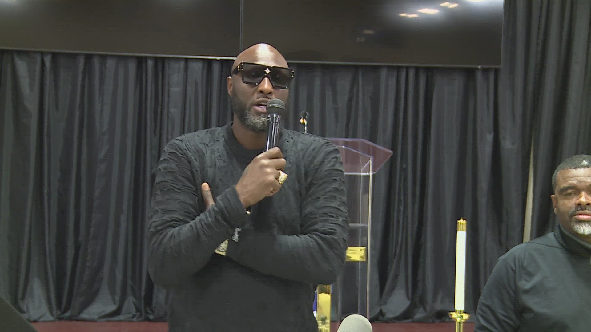 Odom discussed his plans to open an academy for kids K-12.