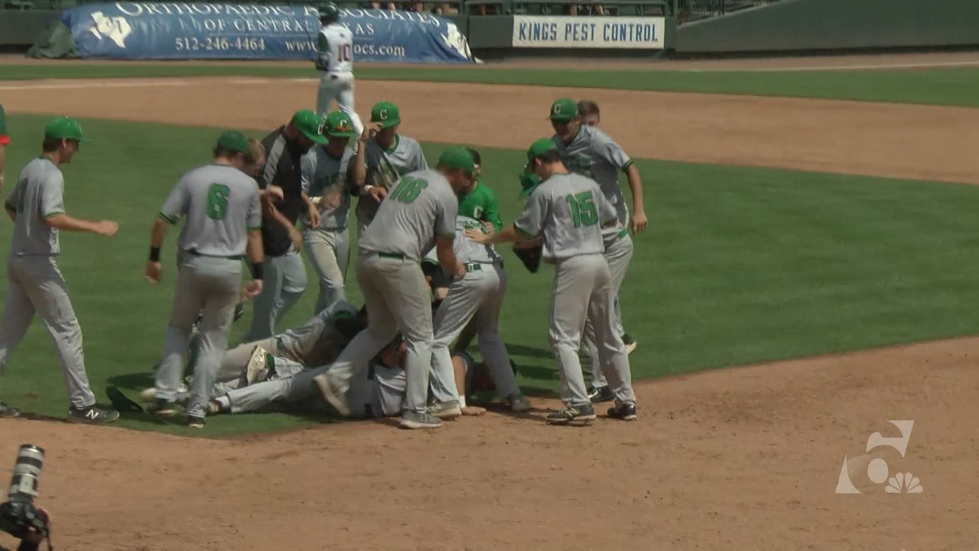 The Clifton Cubs advanced to the state championship with this final out of the game.