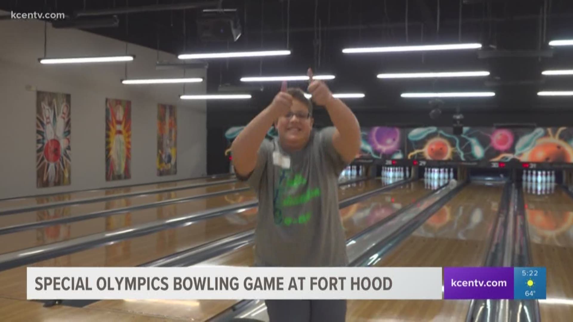Special Olympics bowling tournament at Fort Hood