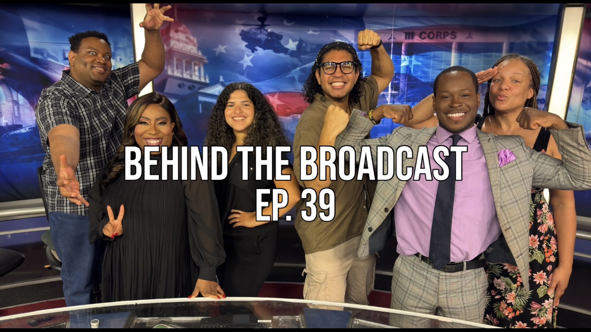 Behind the Broadcast s04e08 - A new face anchors the show as Micah and Jasmin take the morning off.