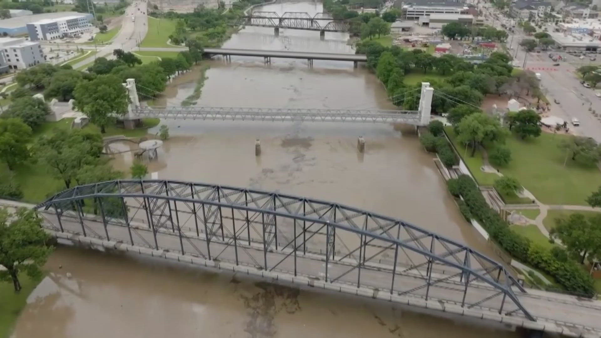 The Emergency Management Coordinator for the City of Waco and McLennan County said the river did enter the first flood stage, but data shows it's now lowering.