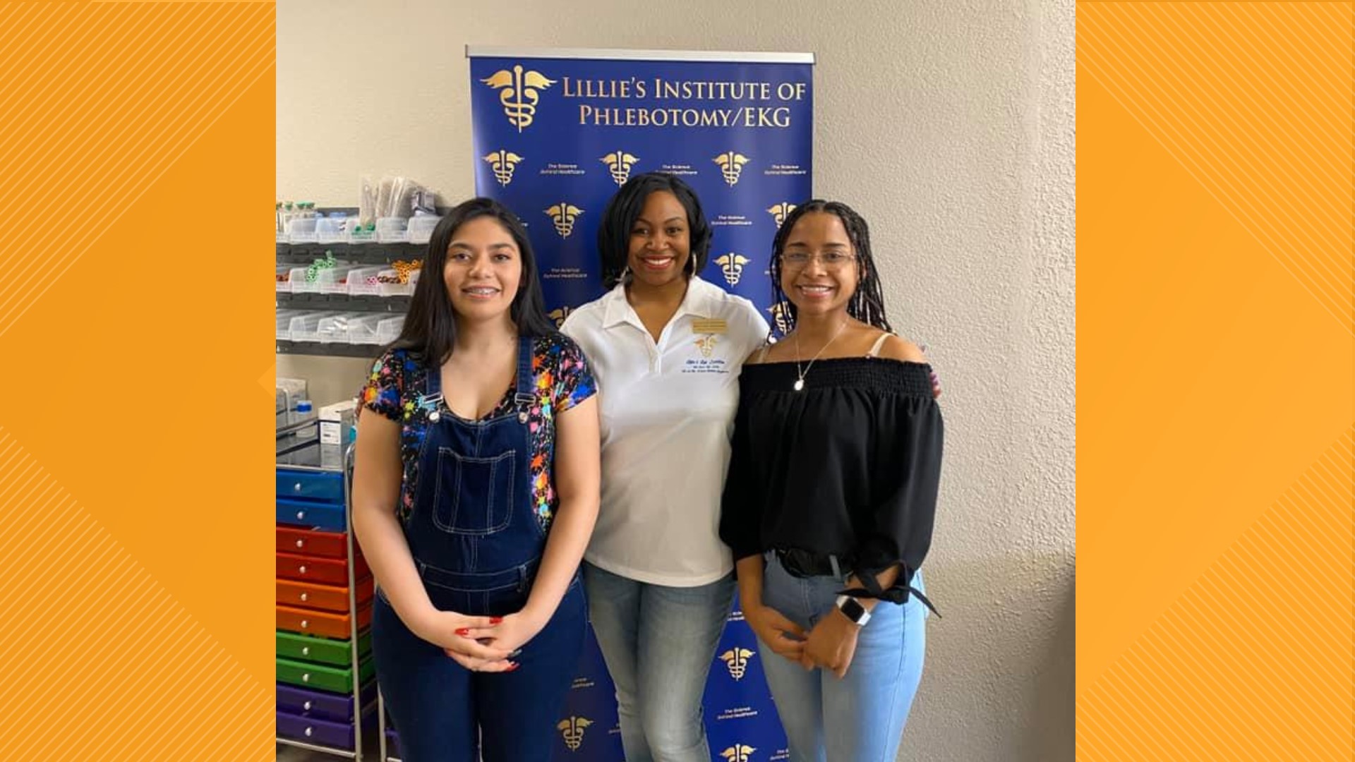 Brittney Johnson, the owner of  Lillie's Institute of Phlebotomy and EKG in Killeen, is helping high school seniors jumpstart their careers.