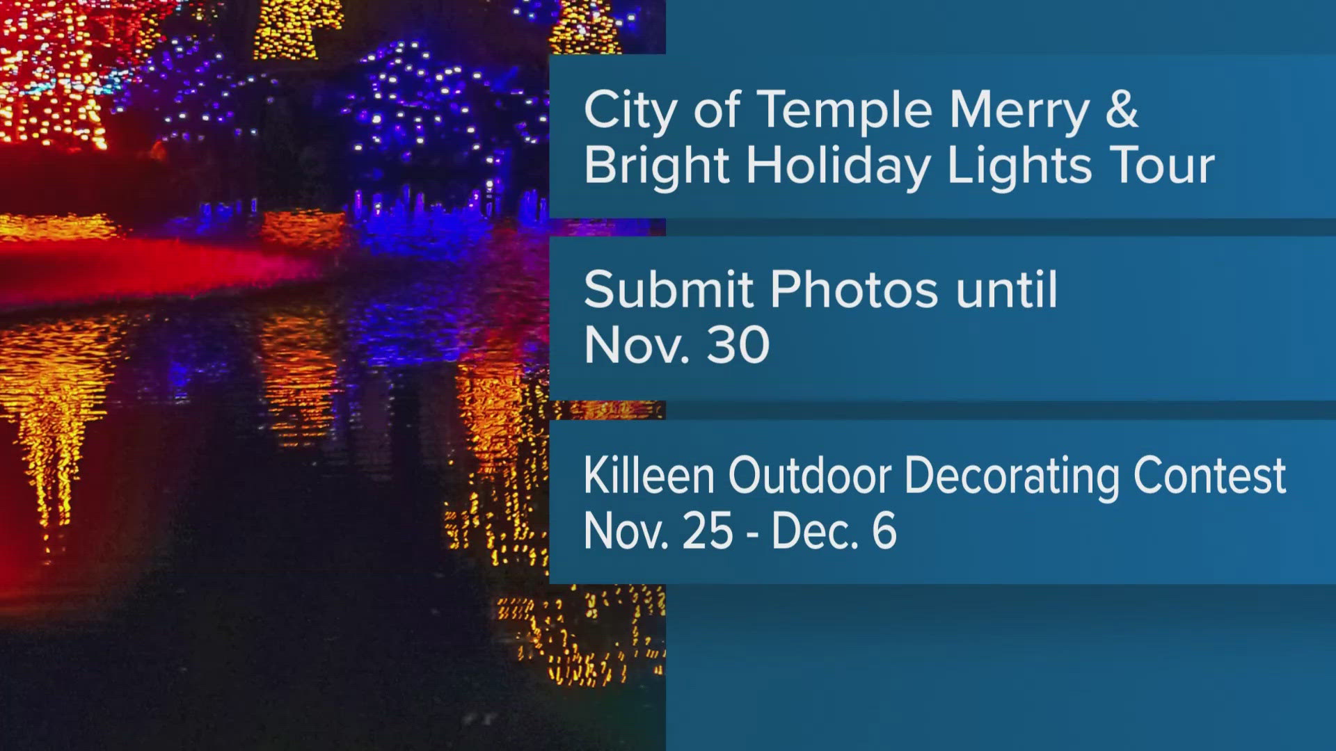 Does your house have what it takes to dazzle the judges in these outdoor Christmas lighting competitions?