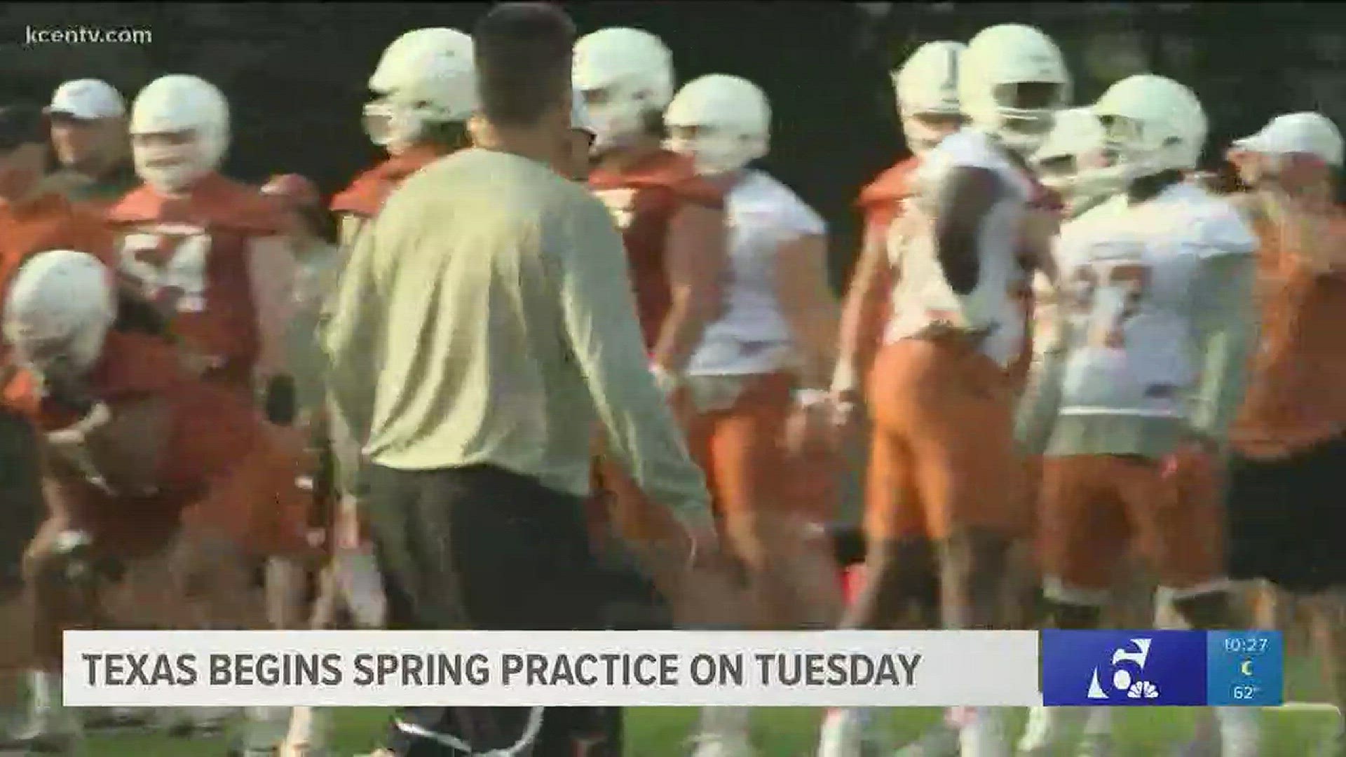 Texas had its first winning record since the 0213 season, they hope to build on last year's success when they open spring practice.