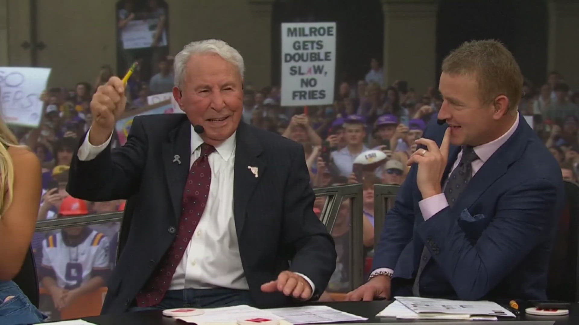 Lee Corso stated on the set back in 1987.