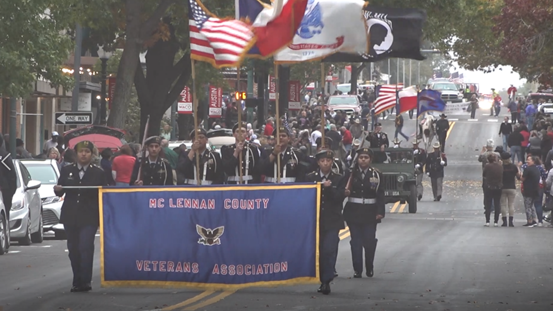 Thousands participated in the Veterans Day parade in Waco