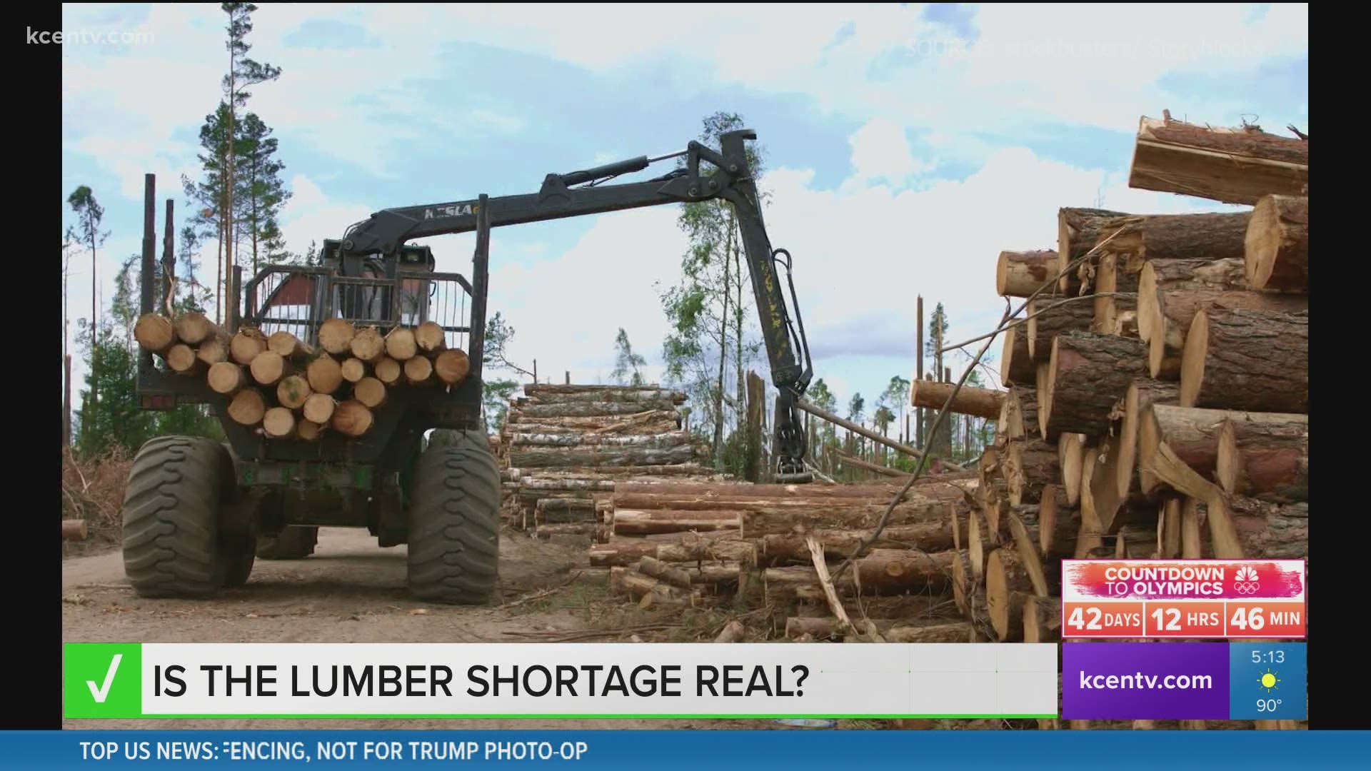A video on TikTok claims the lumber shortage is fake, so our Verify team wanted to look into the truth.