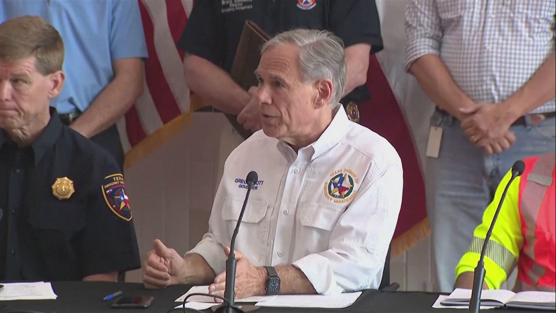 Governor Abbott told families they hope to find survivors and bring closure to those who have lost loved ones.
