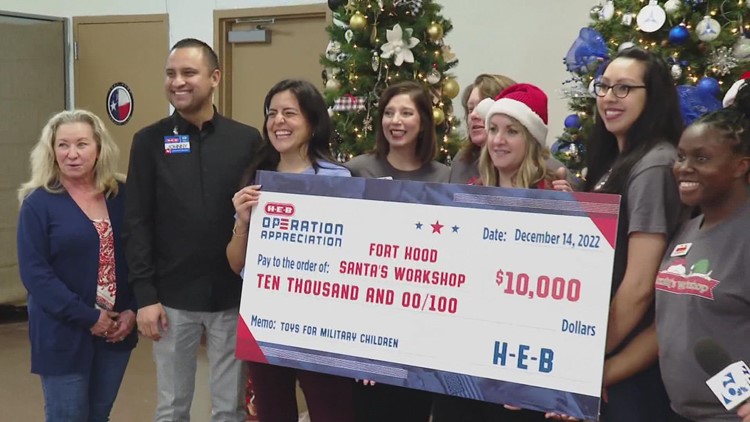 Camo Santa raises $10,000 for military families