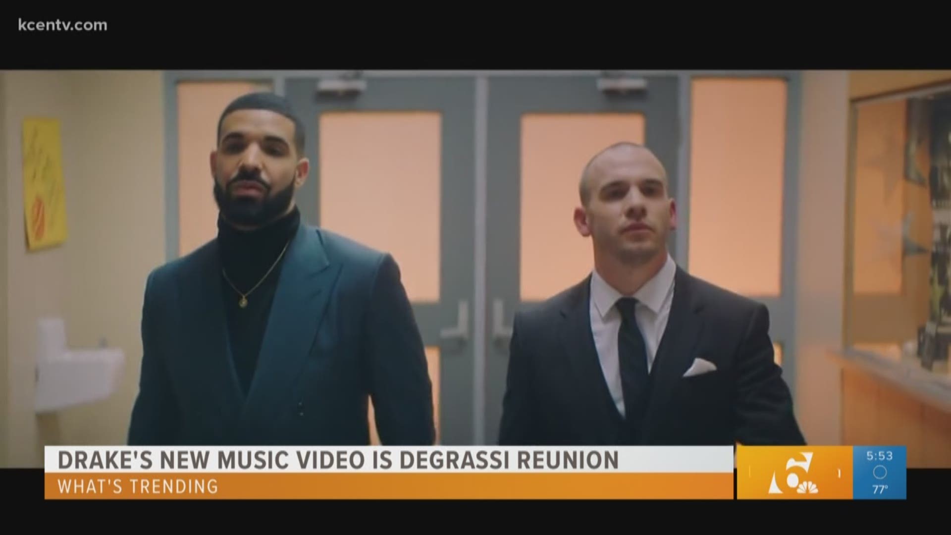 Drake reunites with Degrassi, 6-foot-10 12 year-old basketball player, Grease anniversary. 