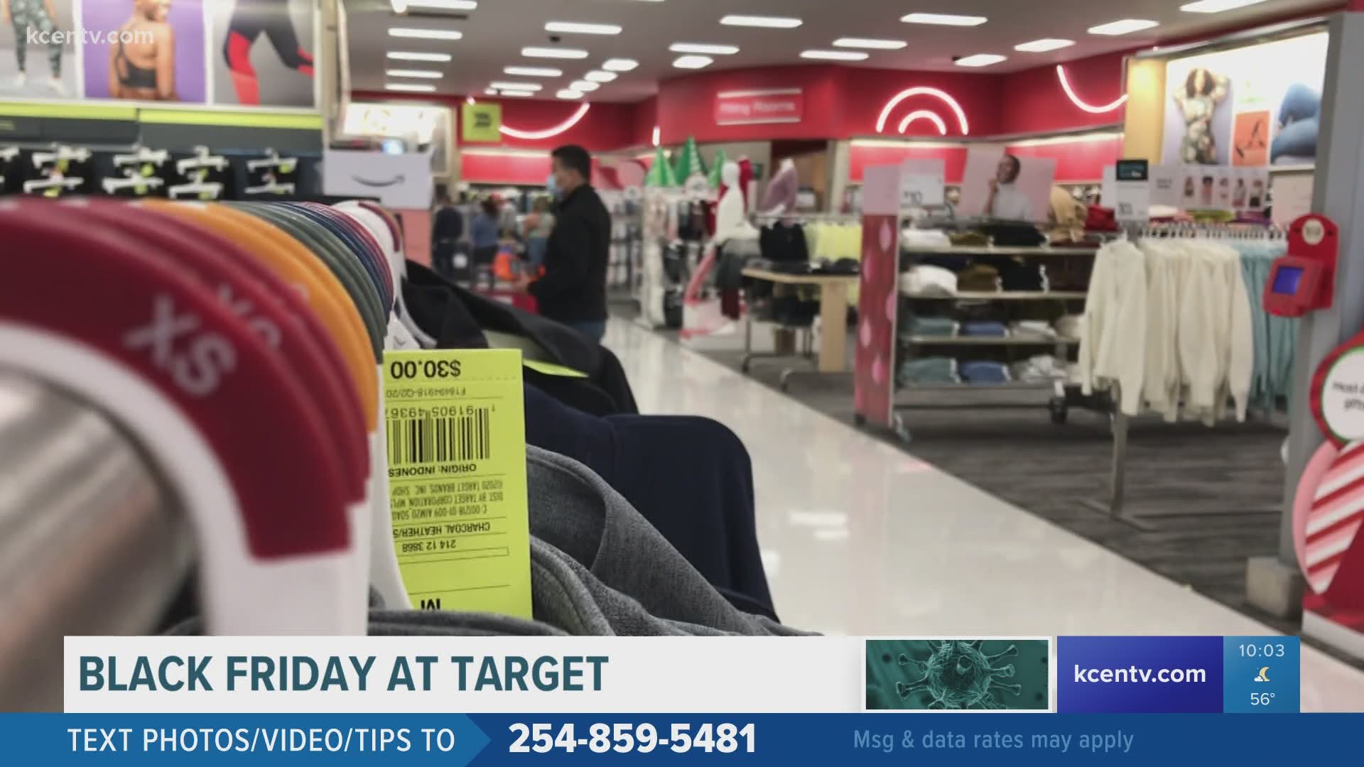 The ongoing COVID-19 pandemic didn't stop Central Texas shoppers from going out and taking advantage of Black Friday deals.