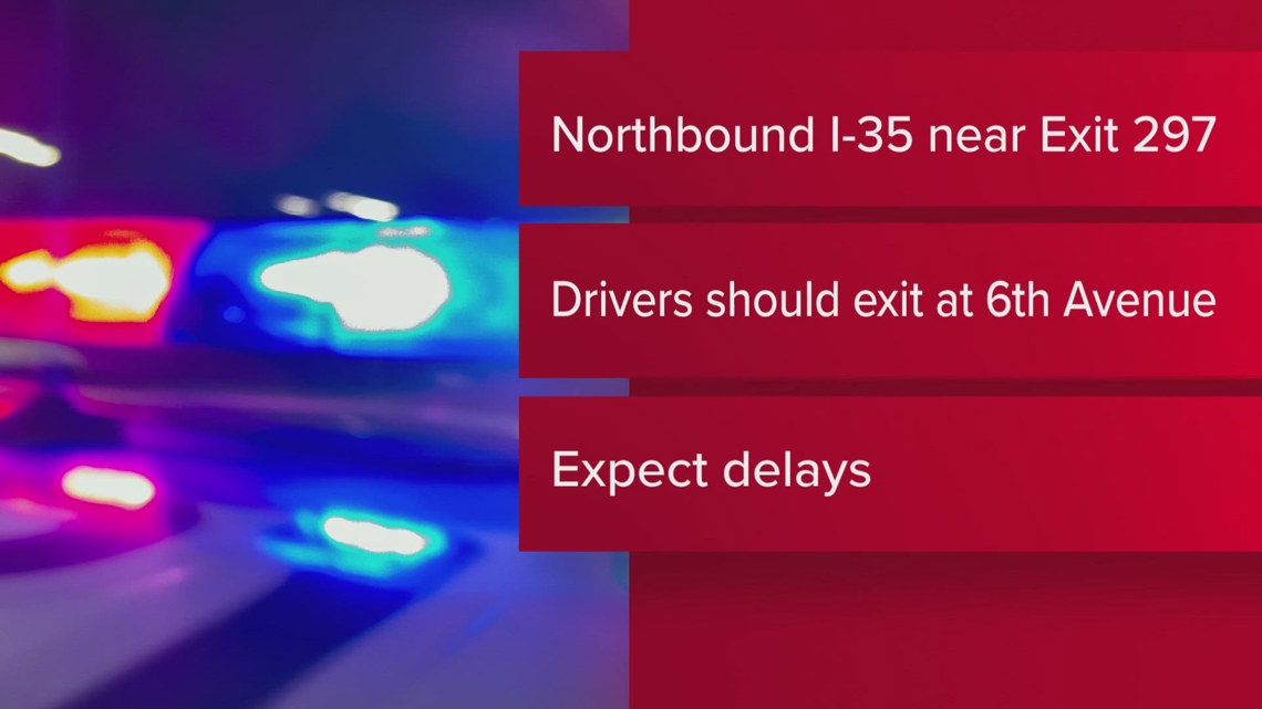 All northbound lanes blocked on Interstate 35 near Temple following ...