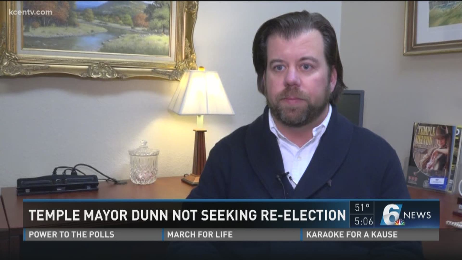 Temple Mayor Danny Dunn will not run for re-election in 2018, and Mayor Pro Tem and District 1 Councilmember Tim Davis announced Friday he would seek the job instead.