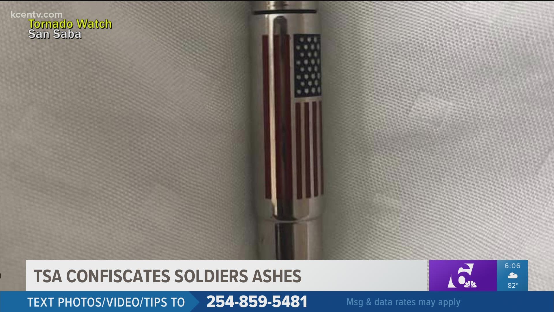 Retired soldier George Tirado fears he may not be able to get the meaningful token containing his best friend's ashes back