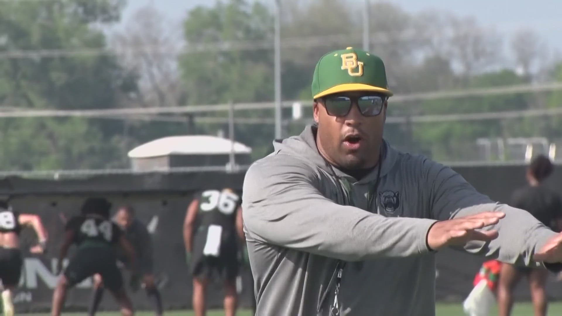 The former Baylor Bears assistant will be heading to Lawrence as an analyst for the Jayhawks.