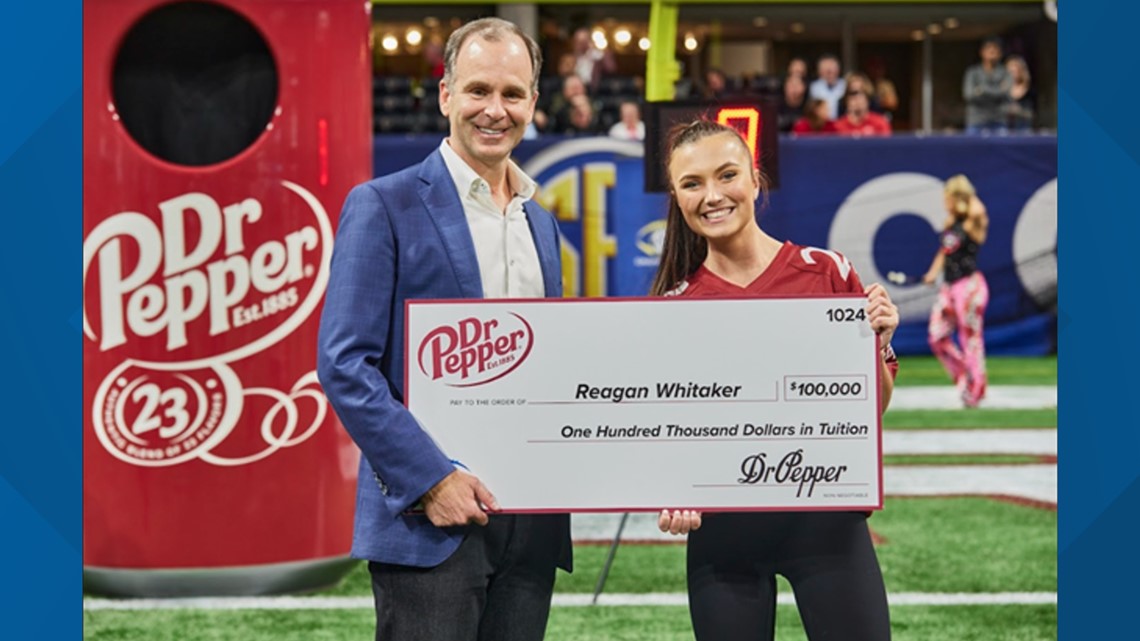 Dr. Pepper gives Baylor student 100,000 scholarship in contest