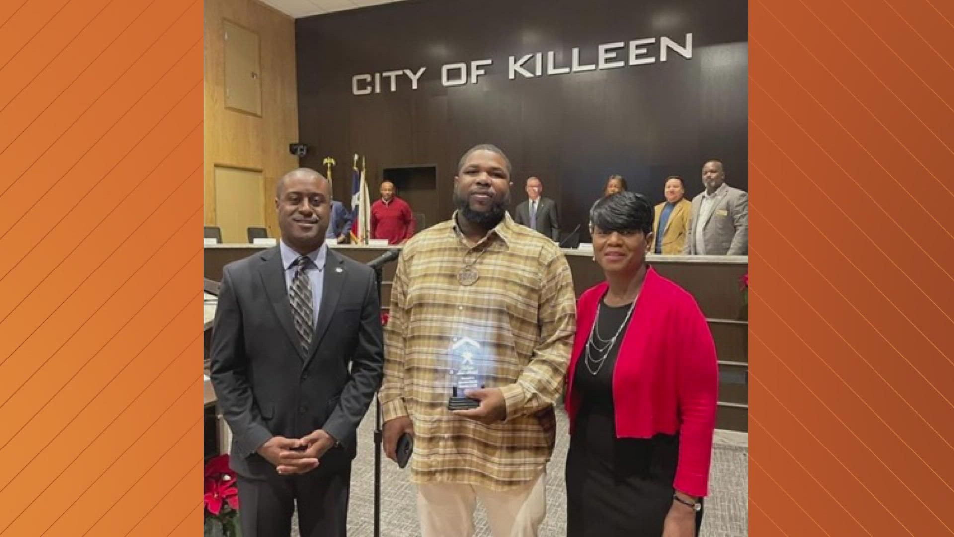 The city recognized owner and chef Brandon Martin of Krab Kingz for his hard work and leadership in the community.
