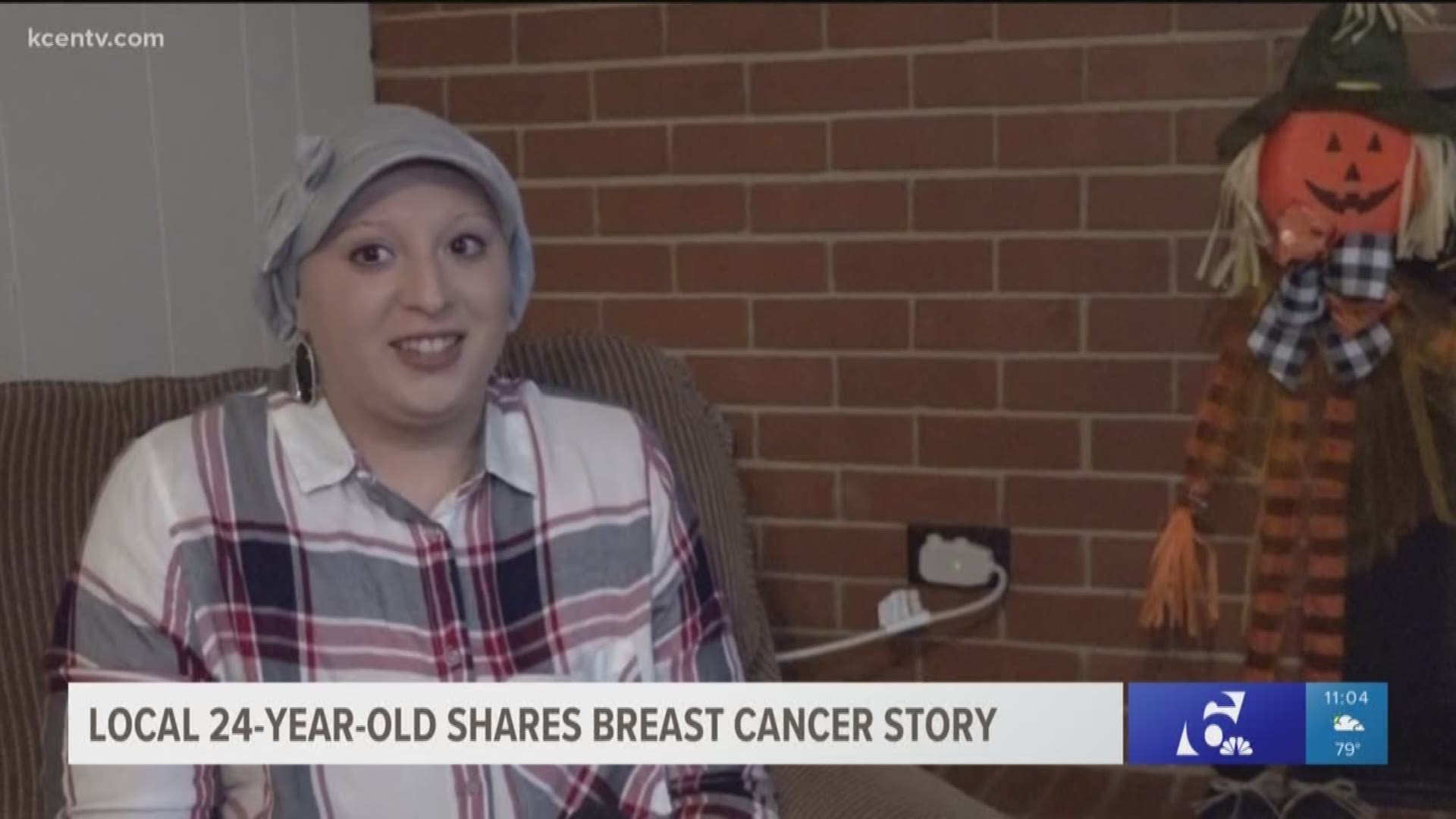 A 24-year-old McGregor woman said she's staying positive despite being diagnosed with stage four breast cancer this year.