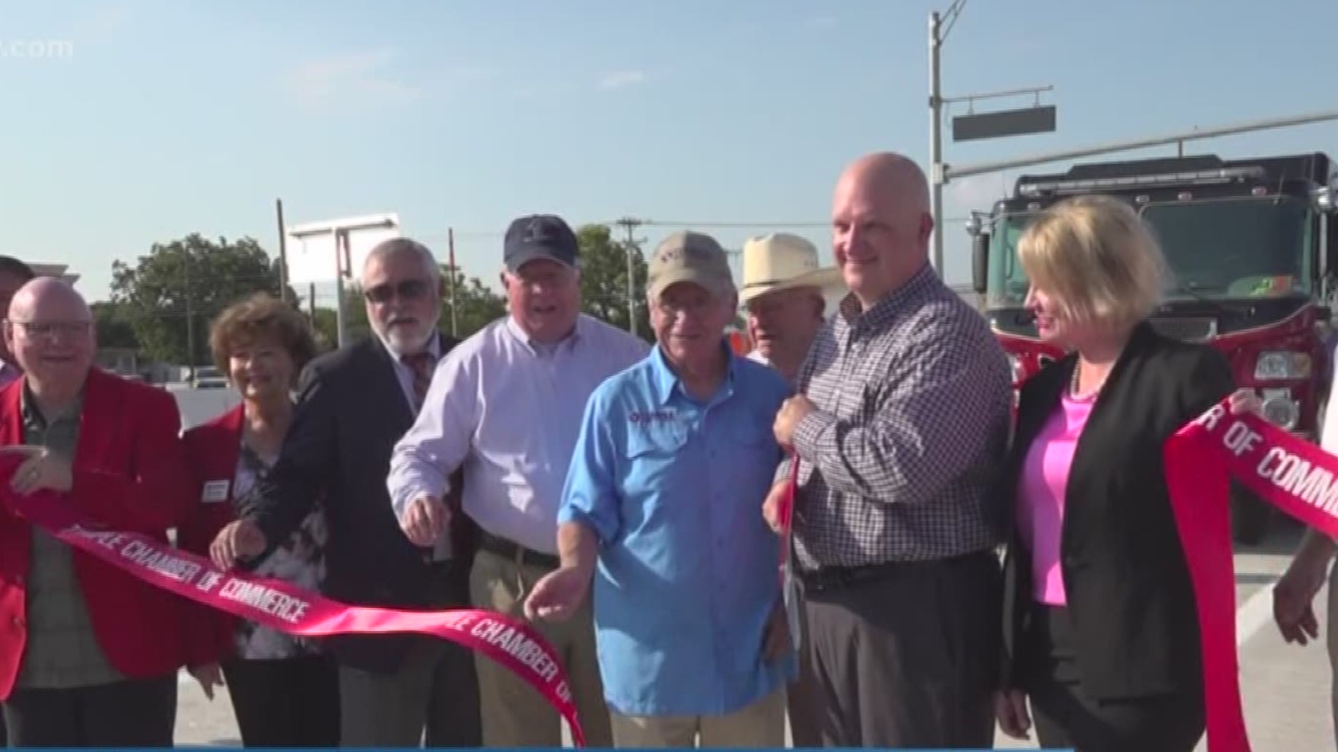 A ribbon cutting event took place at the 57th Street Bridge Thursday morning to celebrate the completion of the project.