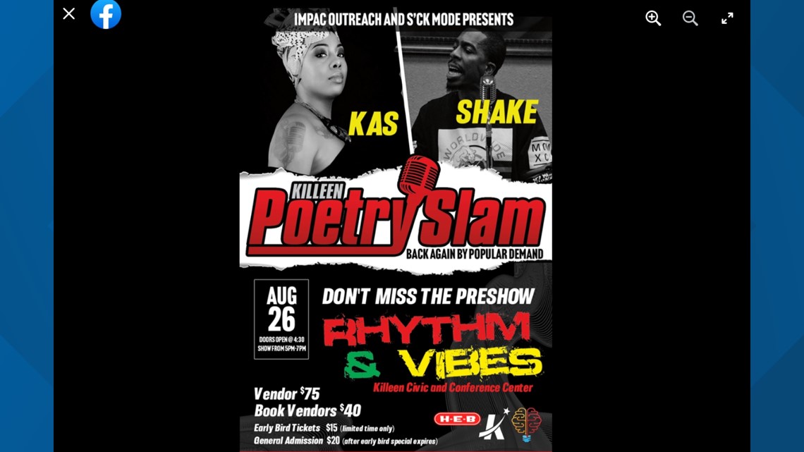 Texas News: Killeen Poetry Slam and Rhythm & Vibes set to return - Vimarsana News