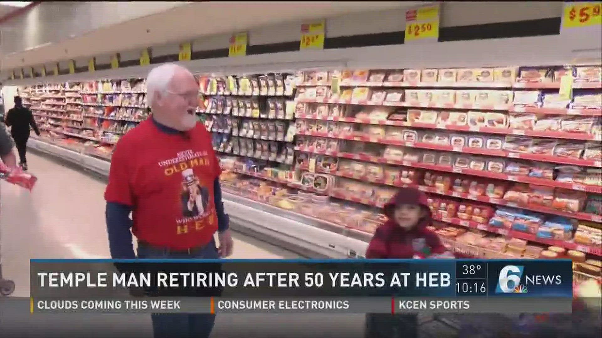 Paul Smith, who started at HEB in Temple in January 1967, is ready to retire.