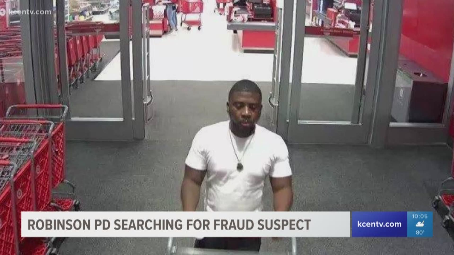 Robinson police are looking for a suspect involved in a fraud case.