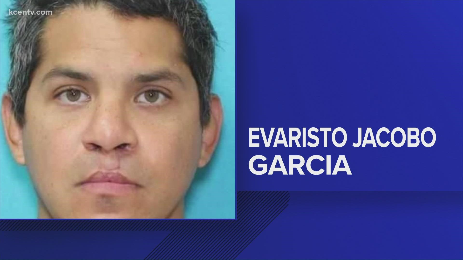 Waco police obtained a murder warrant for Evaristo Jacobo Garcia, calling him armed and dangerous.