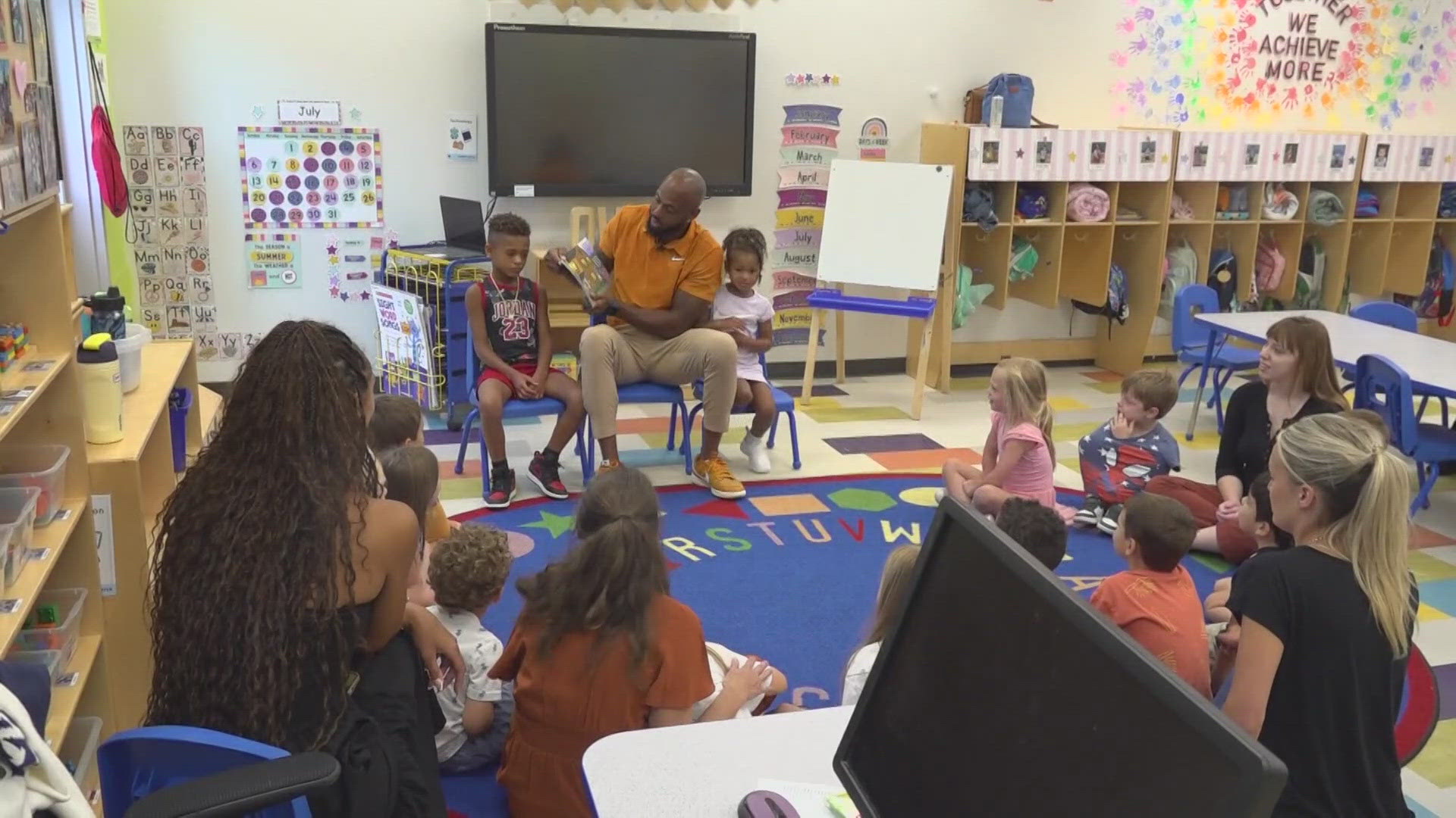 The Waco native and NFL great is now an author, releasing his own children's book, "Super DJ Saves Field Day."