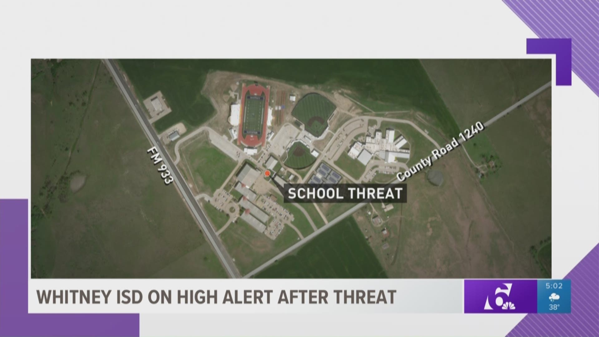 Whitney Isd To Step Up Security At High School After Shooting Threat Found In Bathroom