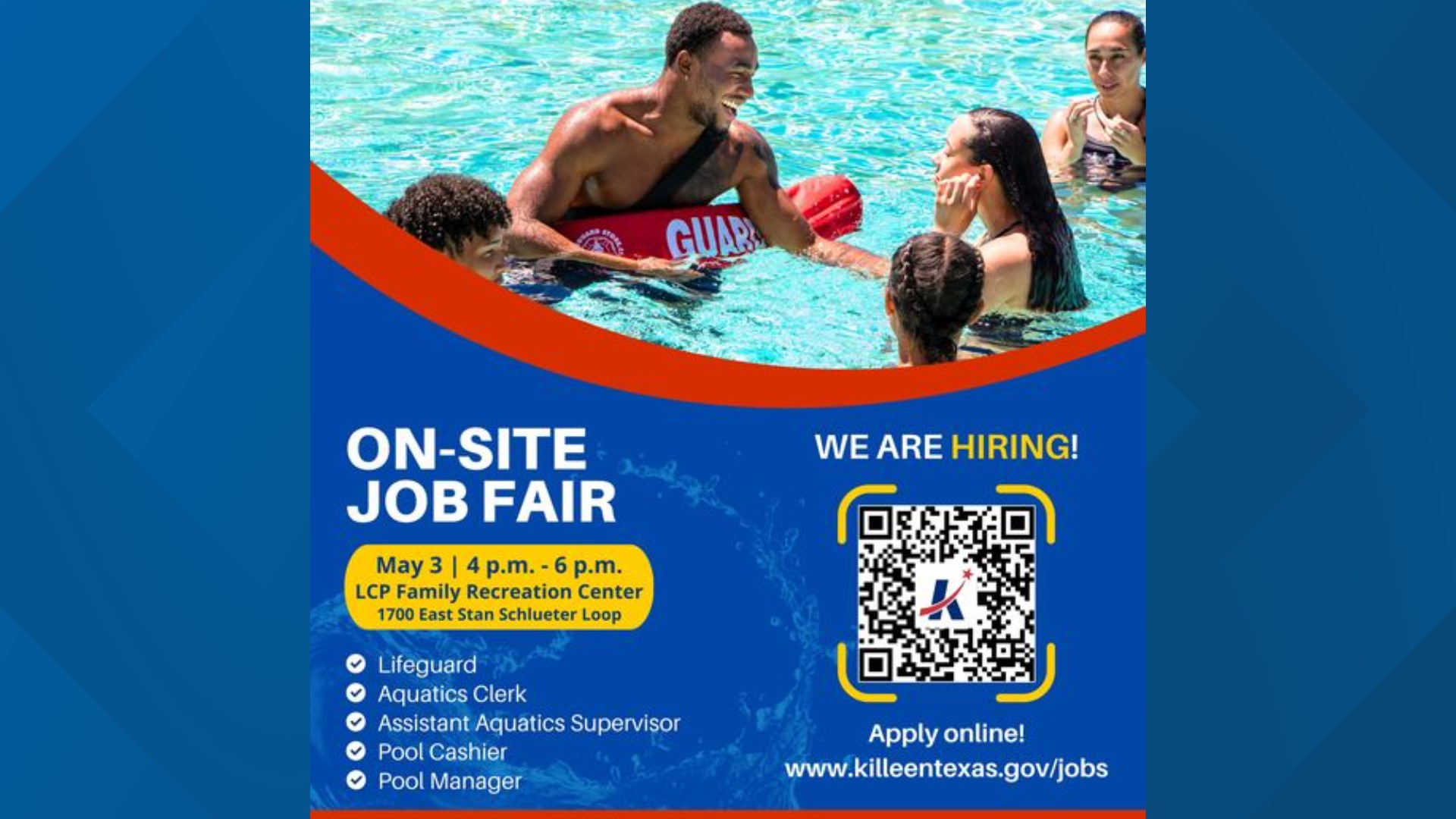 Killeen hosts aquatics division job fair to fill positions | kcentv.com