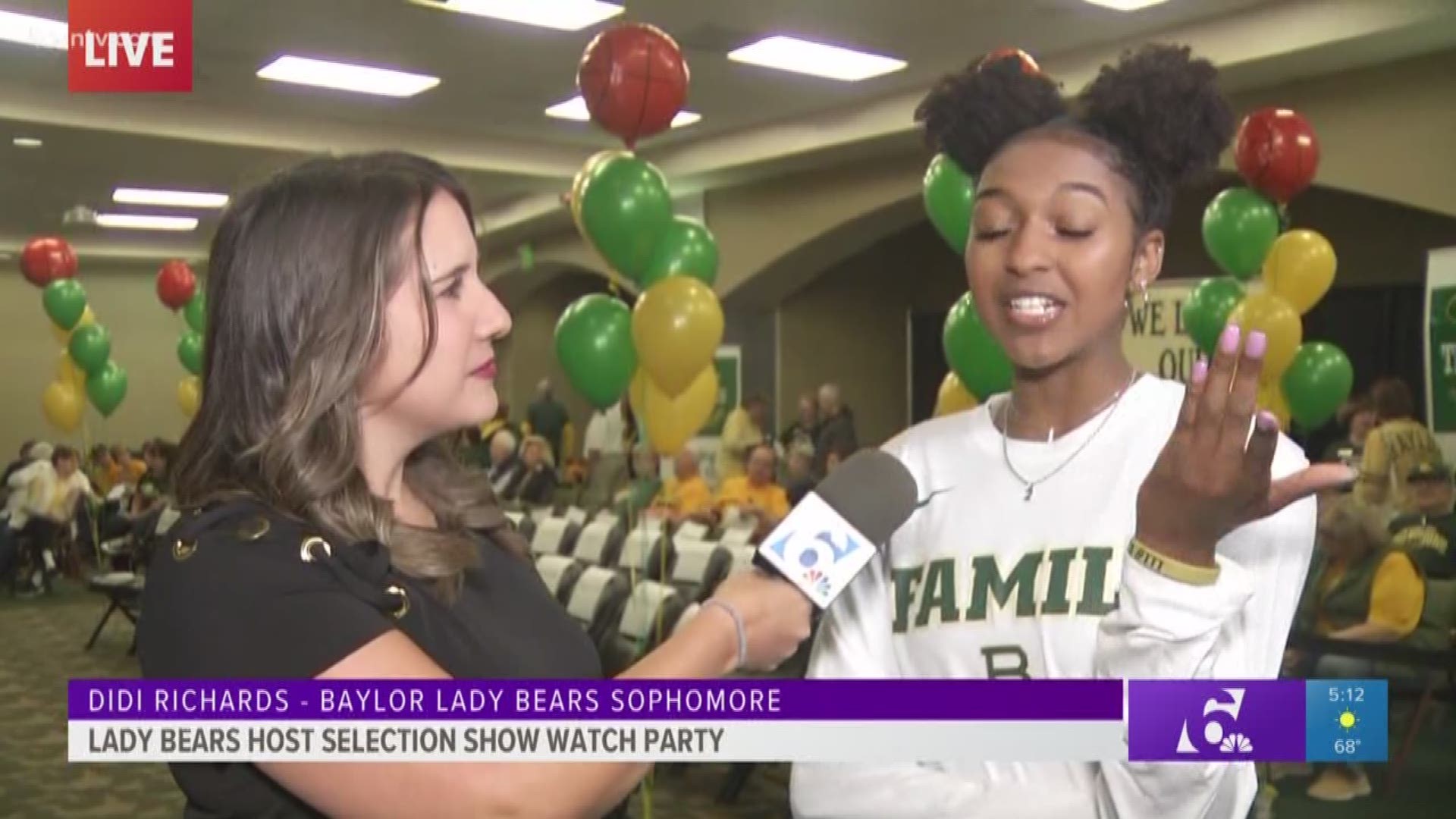 Despite the fact ESPN accidentally leaked the bracket early, the Lady Bears are hosting a Selection Show watch party.