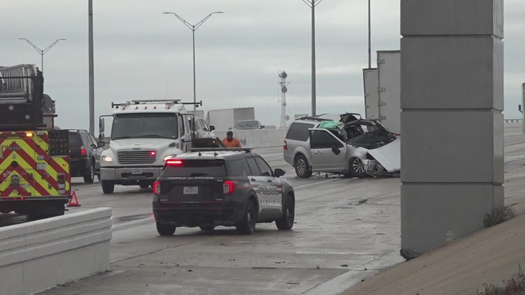 One injured in crash on I-35 SB in Temple