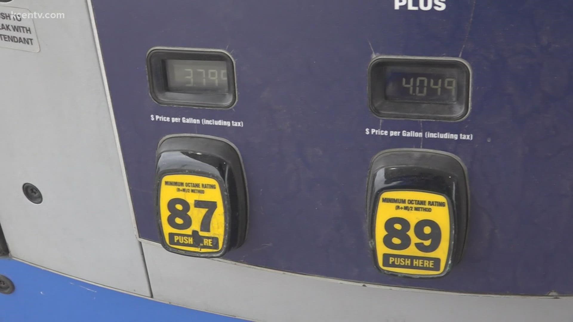 Record high gas prices can be seen locally.