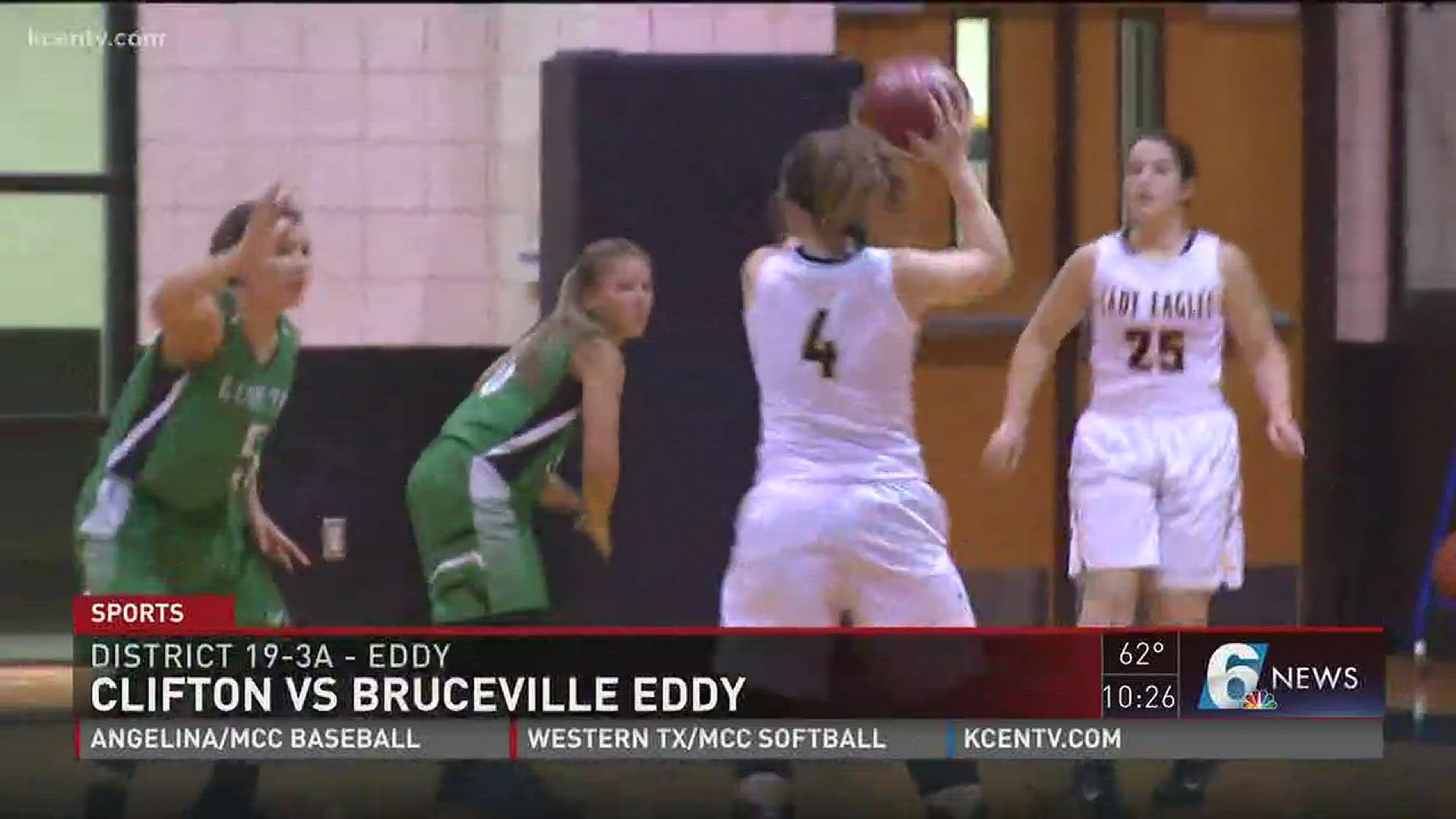 Clifton vs Bruceville-Eddy girls basketball highlights.
