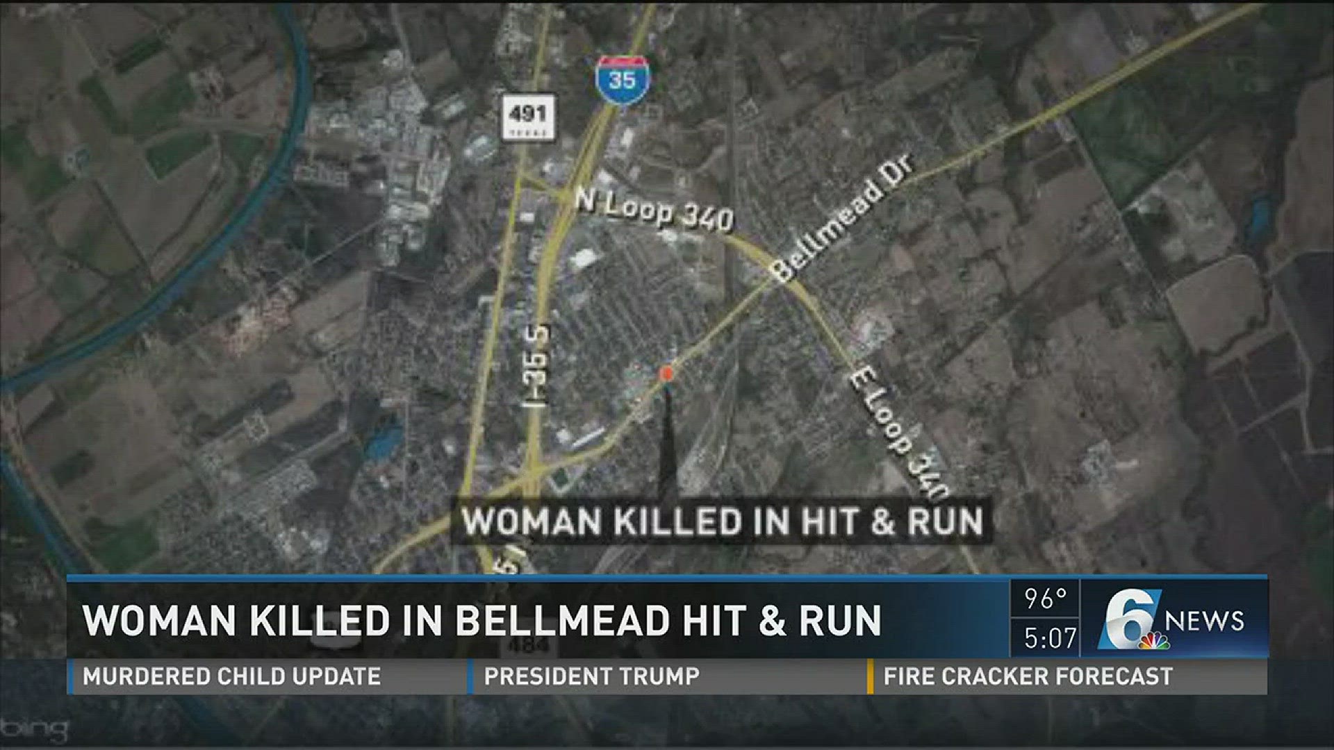 A 36-year-old woman was killed Monday night after being hit by a driver who then fled the scene.