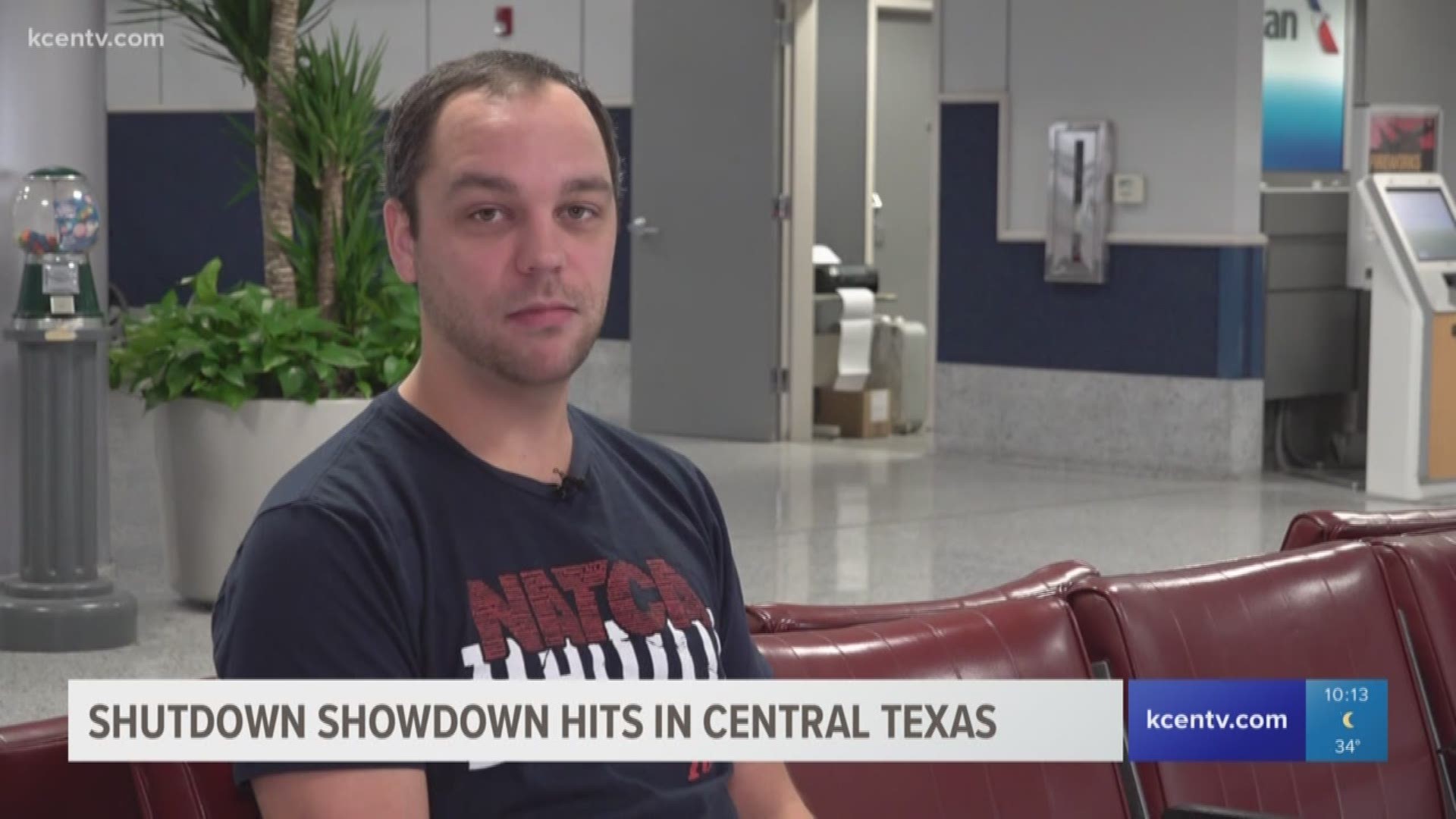 Two Waco Regional Airport workers told KCEN Channel 6 about the challenges they've faced during the partial government shutdown.