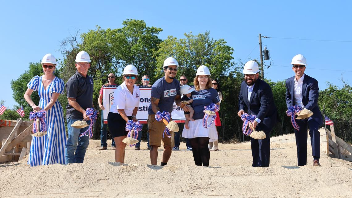Company building Army veteran mortgage-free home in Belton