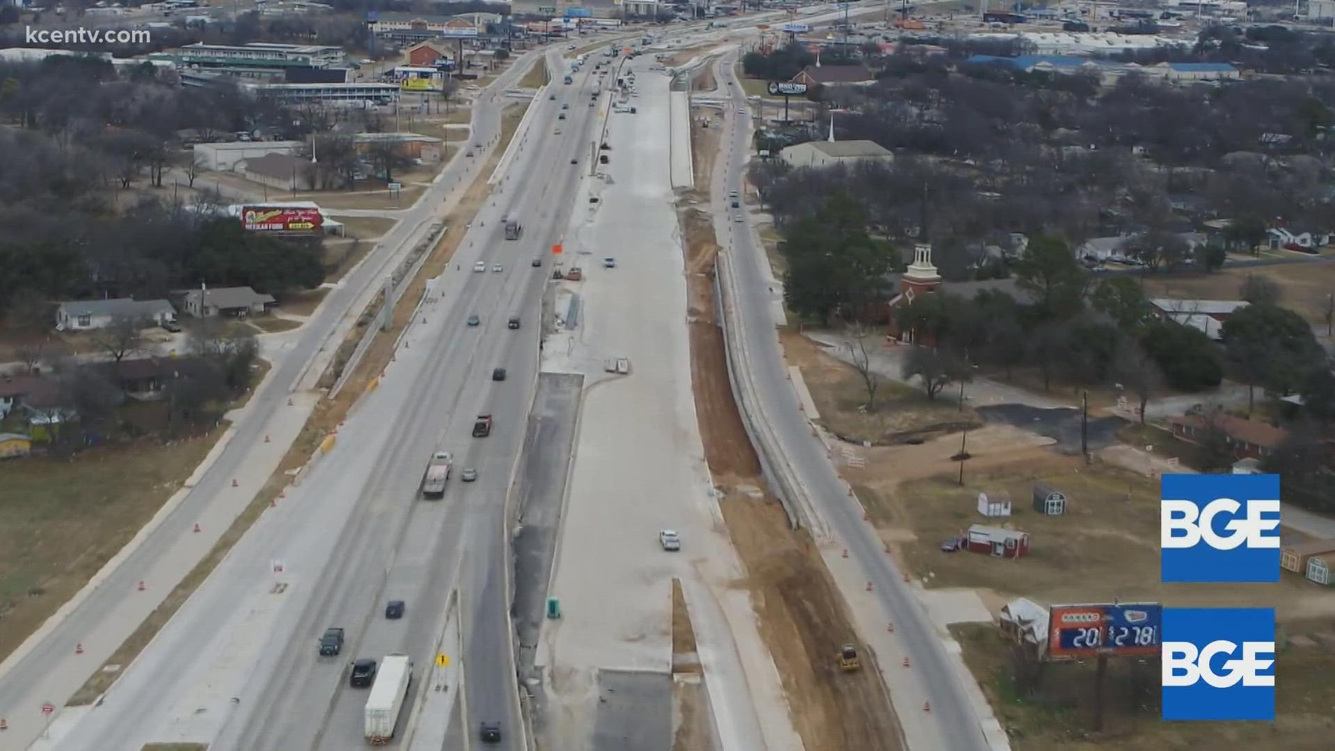 The I-35 project through Waco is set to be complete two years ahead of schedule.