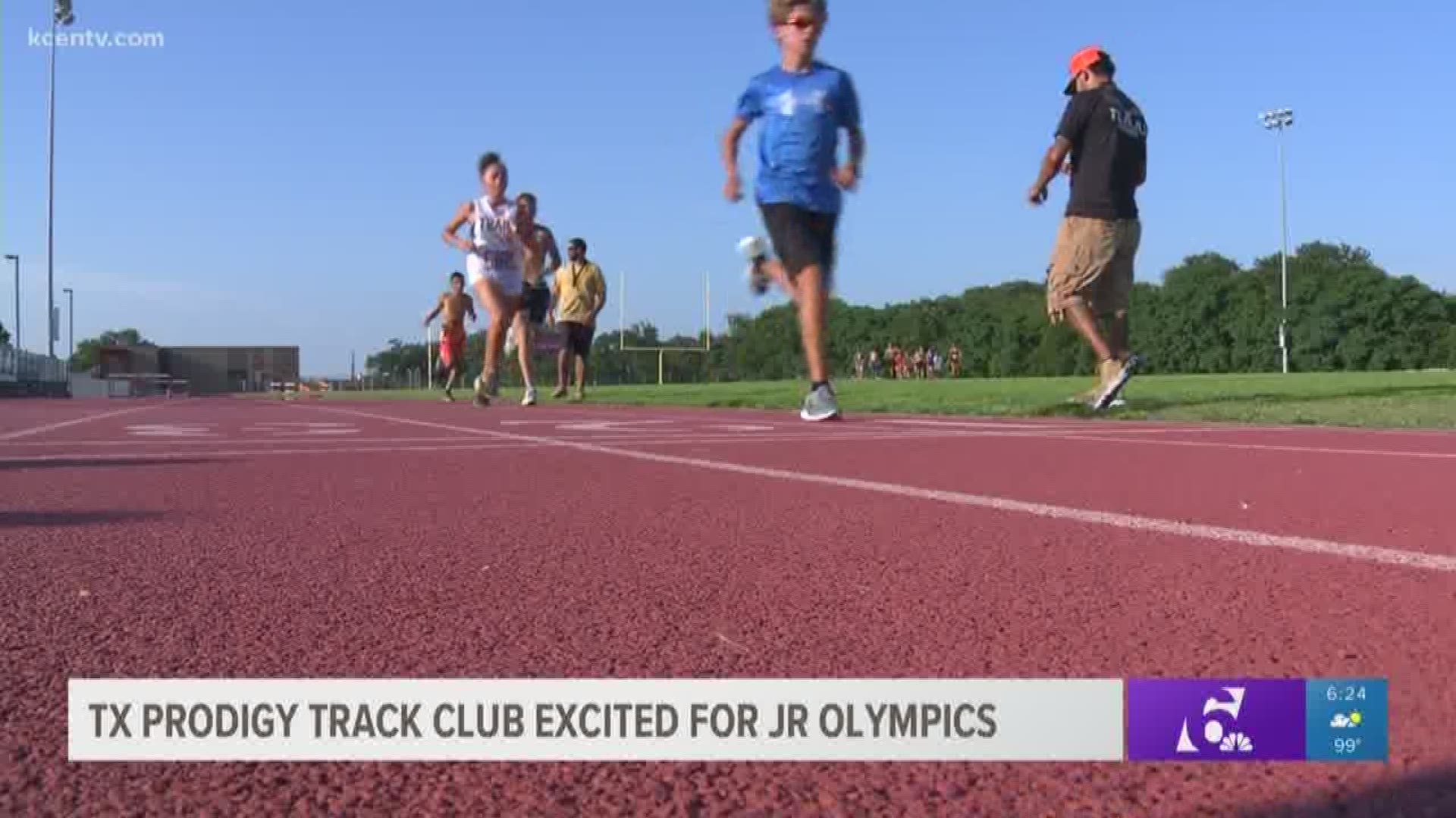 Thirty runners from the Texas Prodigy Track Club will be competing in the Junior Olympics in North Carolina this weekend.