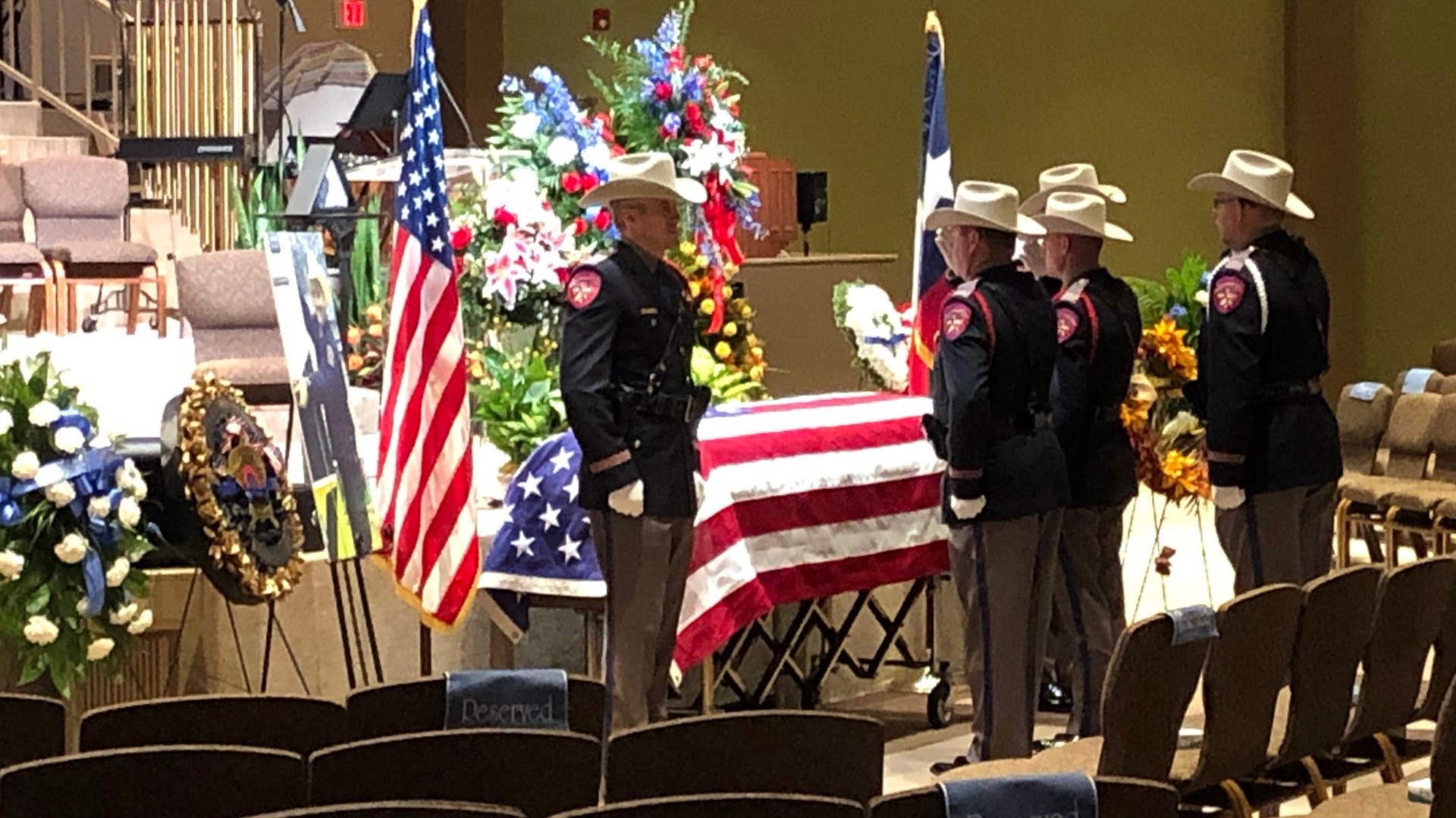 Family, friends and the community said goodbye to Falls County deputy Matt Jones one week after he died in the line of duty.