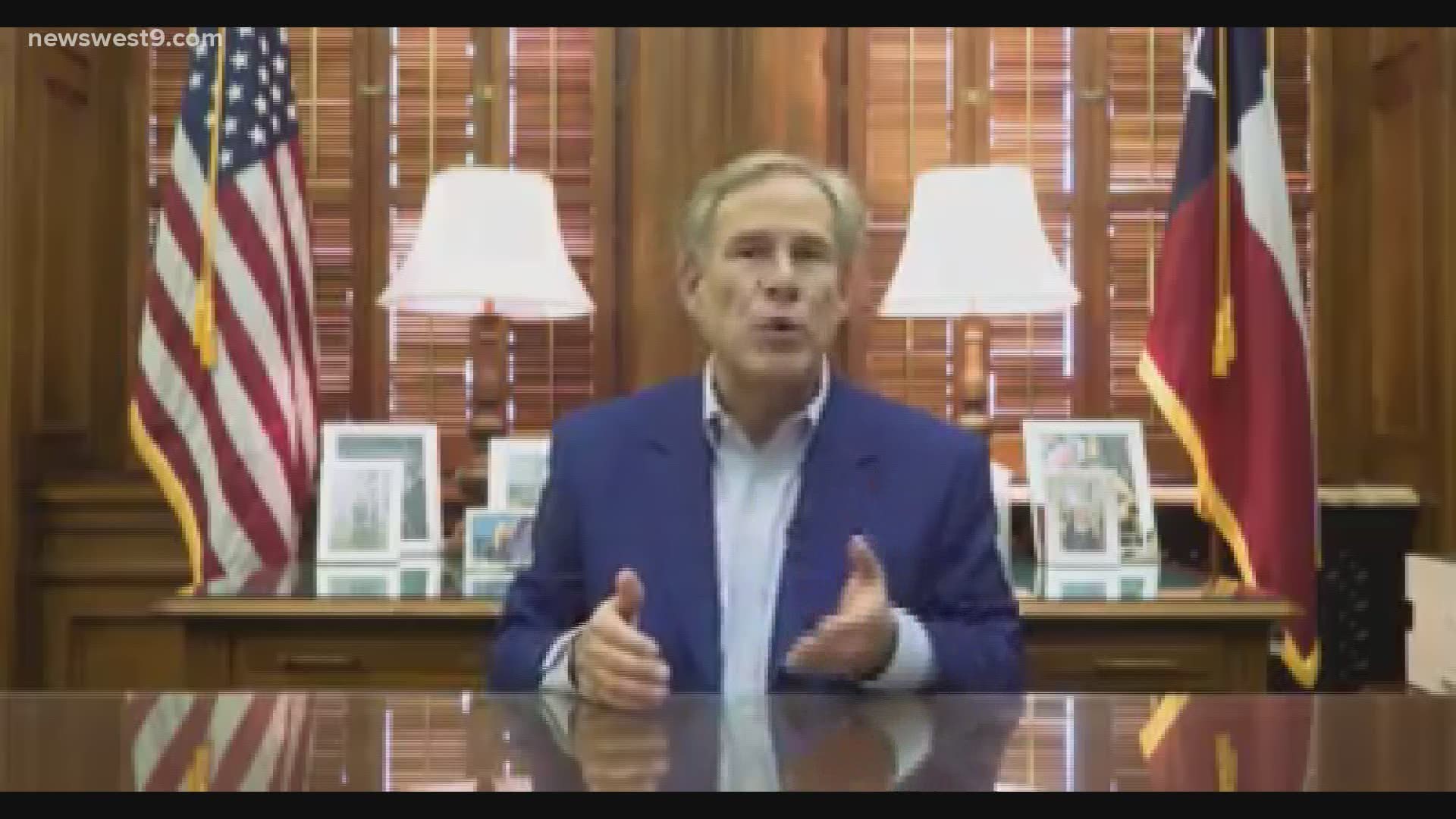 The announcement comes after Gov. Abbott tweeted Monday COVID-19 numbers "remained contained," and he would be announcing more reopenings soon.