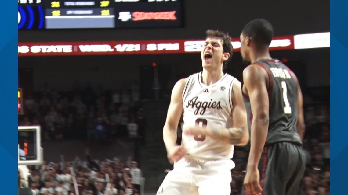 Texas A&M pulls away late to beat Oklahoma 83-76, improves to 3-0 in SEC play