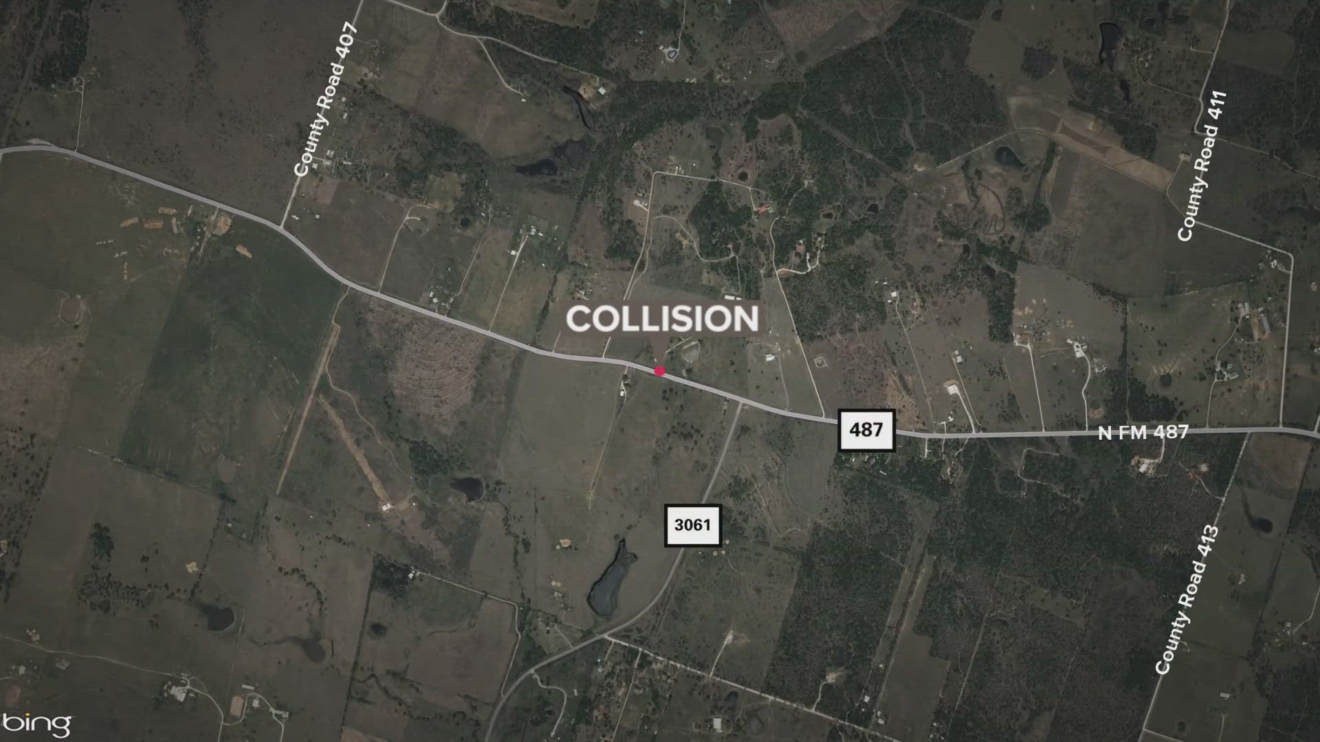 The crash involved a 53-year-old man from Bertram and Danny Ray Morgan, 54, of Cameron, who was pronounced dead at the accident scene.