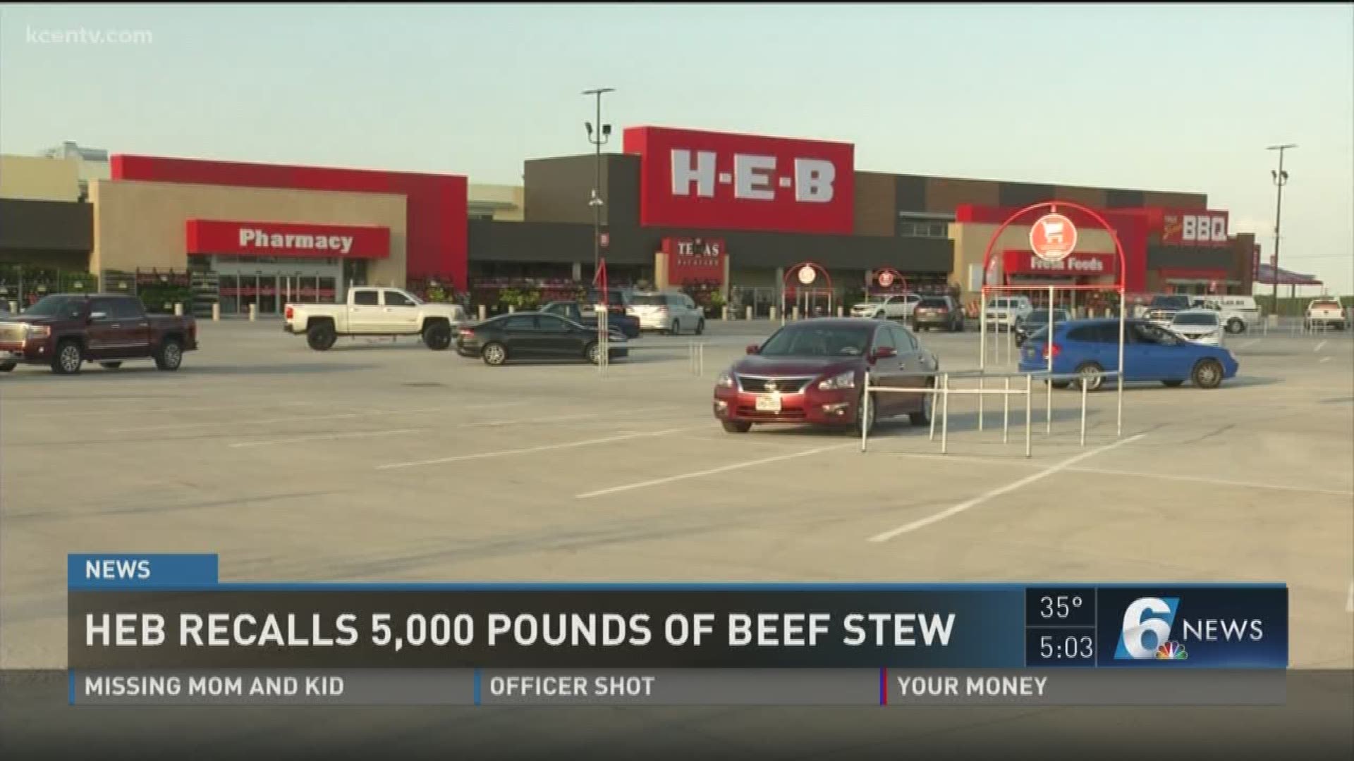 Stew Beef sold at H-E-B is on the recall list. 