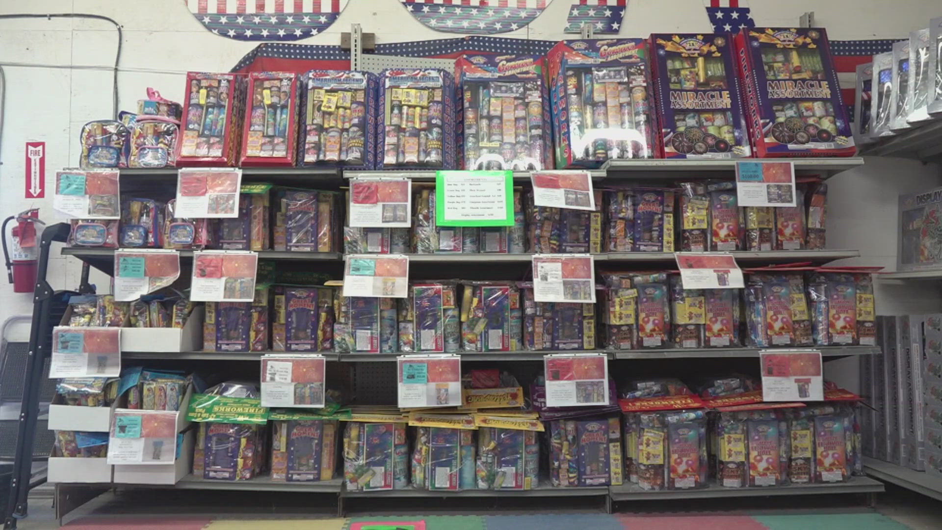 A portion of the Waco-based W Fireworks store sales support Deep Water Ministries and their benevolence outreach programs.
