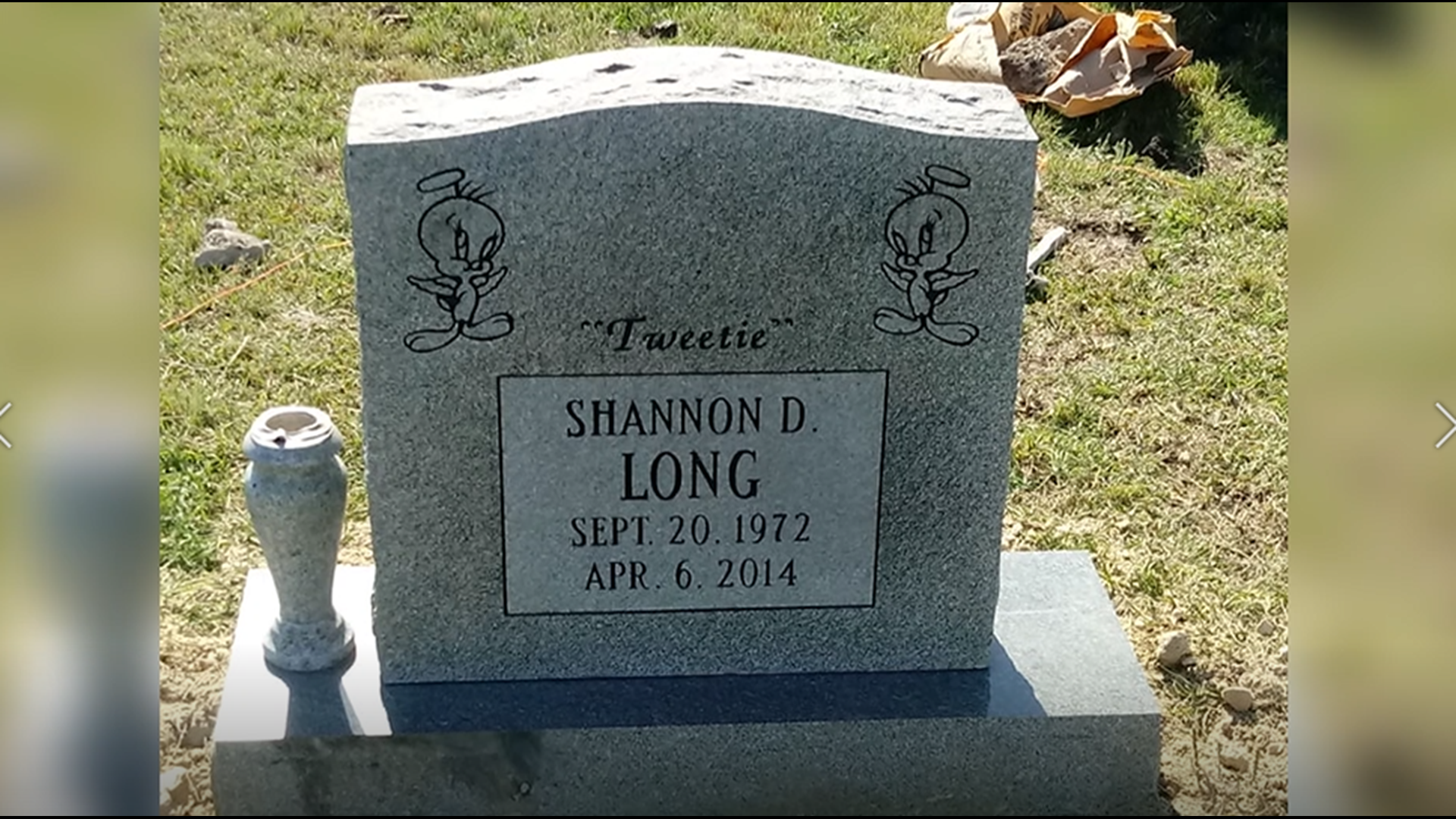 Lashaunda and Terrance Mitchell own T&L Stones in Bryan, and their loved one's headstone was knocked over at Mount Zion Cemetery.