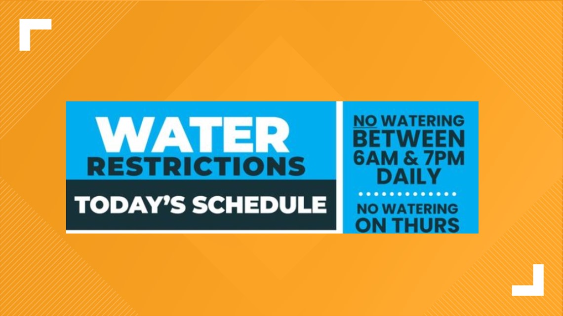 Waco water restrictions begin July 13