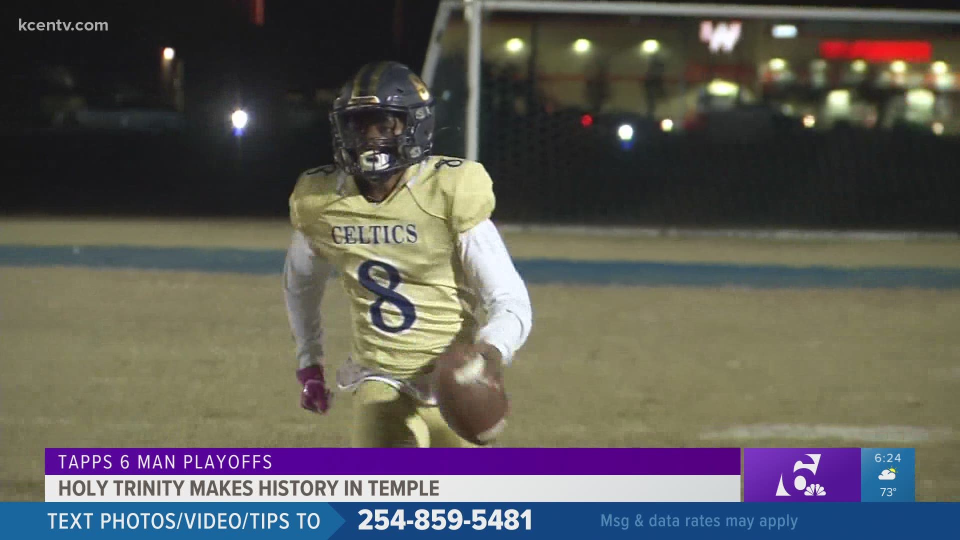 Both schools made history by winning their first playoff games Friday night.