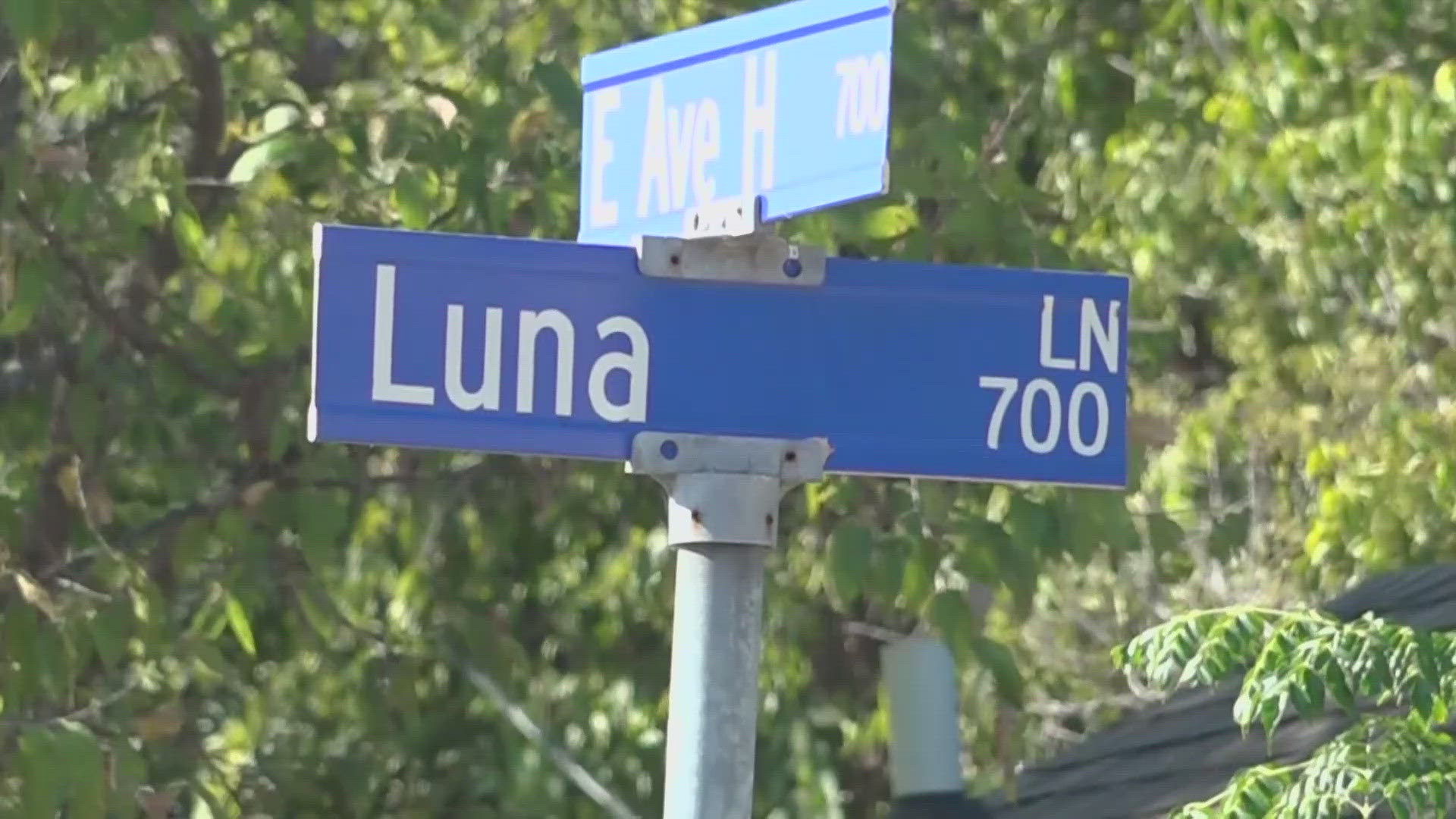 The incident occurred along Luna Lane in the evening on Wednesday, Oct. 9.